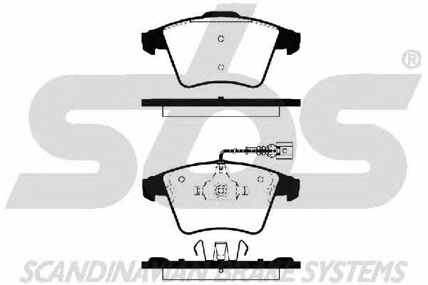 SBS 1501224762 Brake Pad Set, disc brake 1501224762