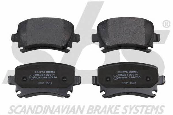SBS 1501224775 Brake Pad Set, disc brake 1501224775