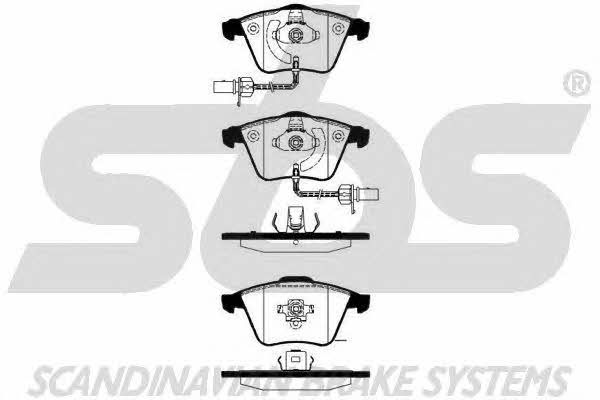 SBS 1501224782 Brake Pad Set, disc brake 1501224782
