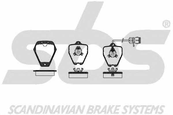 SBS 1501224790 Brake Pad Set, disc brake 1501224790
