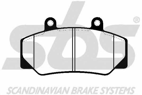 SBS 1501224808 Brake Pad Set, disc brake 1501224808