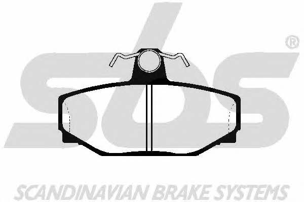 SBS 1501224809 Brake Pad Set, disc brake 1501224809