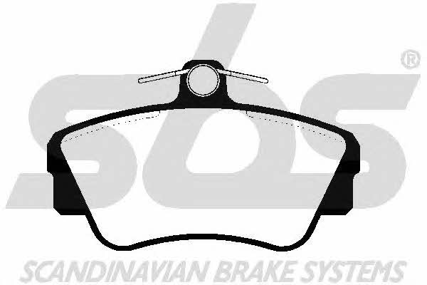 SBS 1501224810 Brake Pad Set, disc brake 1501224810