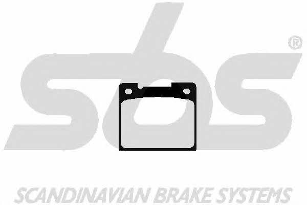 SBS 1501224813 Brake Pad Set, disc brake 1501224813