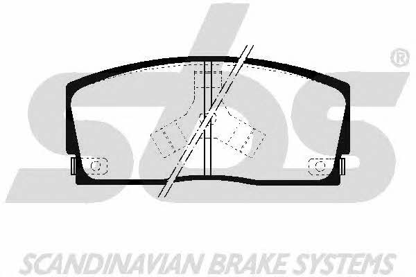 SBS 1501225104 Brake Pad Set, disc brake 1501225104