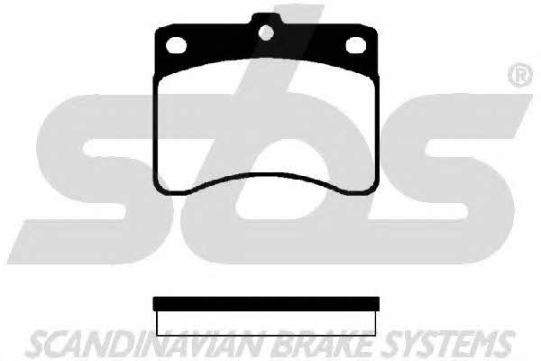 SBS 1501225107 Brake Pad Set, disc brake 1501225107