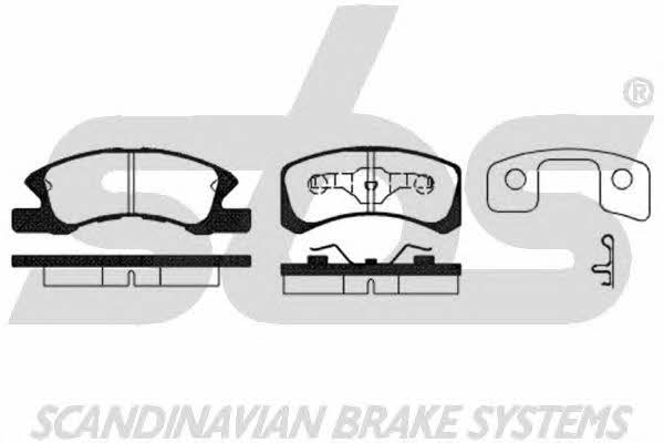 SBS 1501225114 Brake Pad Set, disc brake 1501225114