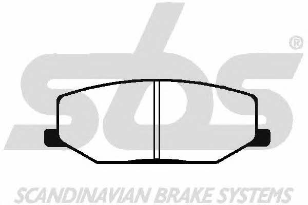 SBS 1501225201 Brake Pad Set, disc brake 1501225201