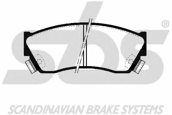 SBS 1501225203 Brake Pad Set, disc brake 1501225203