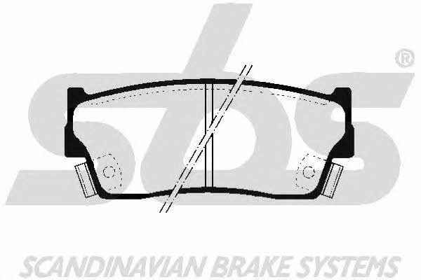 SBS 1501225204 Brake Pad Set, disc brake 1501225204