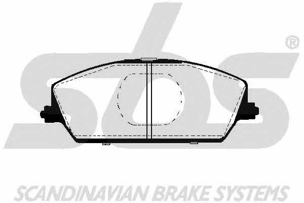 SBS 1501225206 Brake Pad Set, disc brake 1501225206