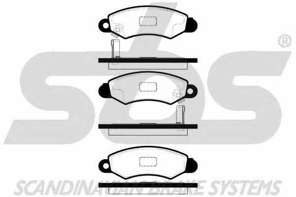 SBS 1501225209 Brake Pad Set, disc brake 1501225209