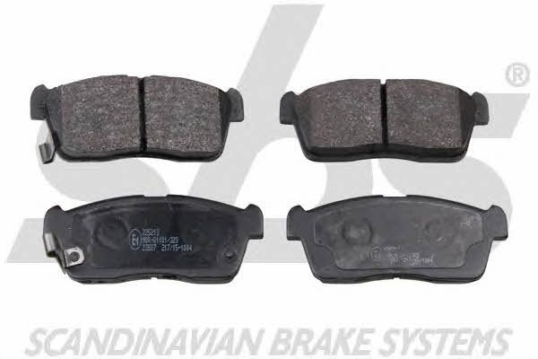 SBS 1501225213 Brake Pad Set, disc brake 1501225213