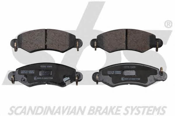 SBS 1501225216 Brake Pad Set, disc brake 1501225216