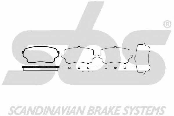 SBS 1501225219 Brake Pad Set, disc brake 1501225219