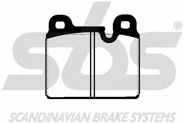 SBS 1501225601 Brake Pad Set, disc brake 1501225601