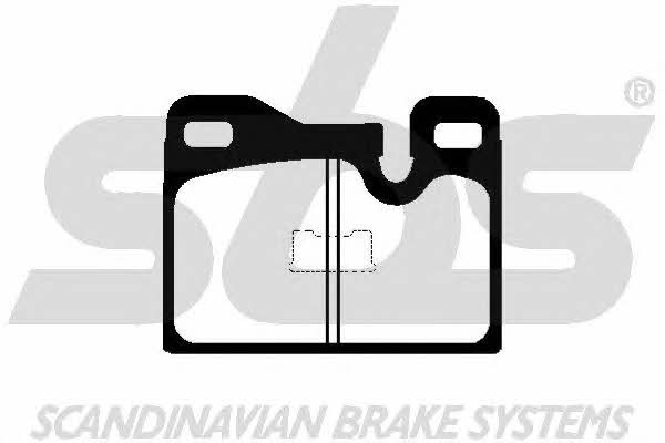 SBS 1501225604 Brake Pad Set, disc brake 1501225604