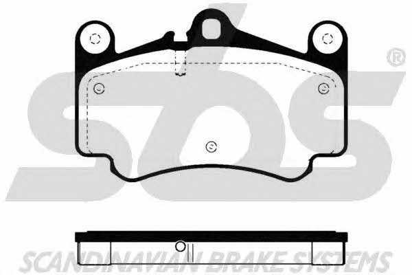SBS 1501225609 Brake Pad Set, disc brake 1501225609