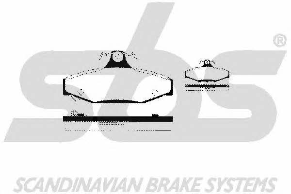 SBS 1501225702 Brake Pad Set, disc brake 1501225702