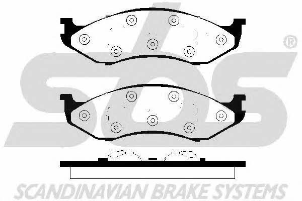 SBS 1501229310 Brake Pad Set, disc brake 1501229310
