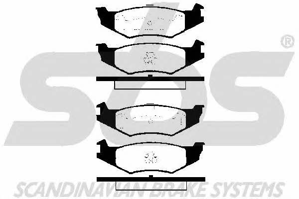 SBS 1501229315 Brake Pad Set, disc brake 1501229315