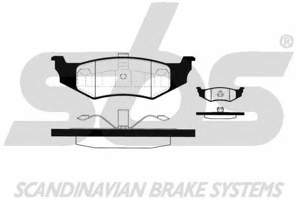 SBS 1501229317 Brake Pad Set, disc brake 1501229317