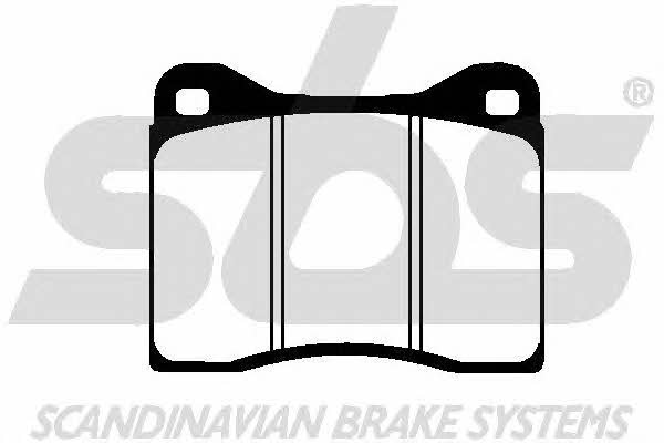 SBS 1501229904 Brake Pad Set, disc brake 1501229904