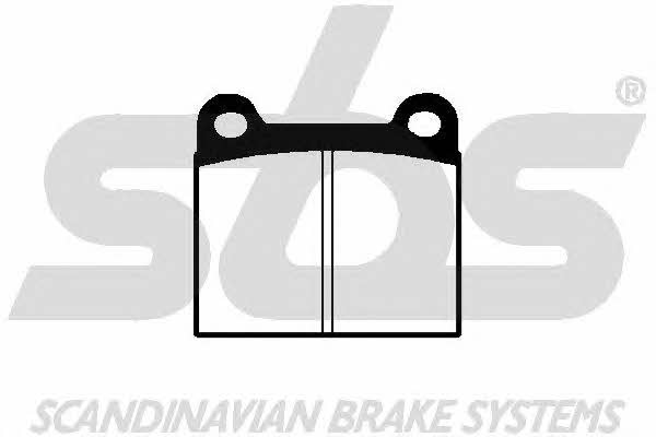 SBS 1501229906 Brake Pad Set, disc brake 1501229906