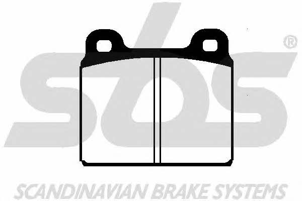 SBS 1501229907 Brake Pad Set, disc brake 1501229907