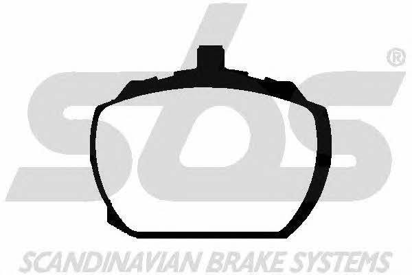 SBS 1501229922 Brake Pad Set, disc brake 1501229922