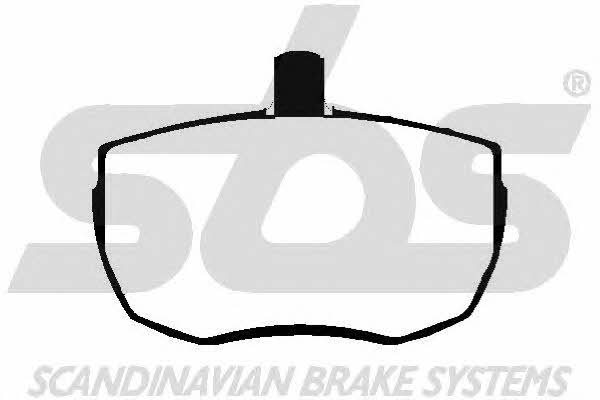 SBS 1501229930 Brake Pad Set, disc brake 1501229930