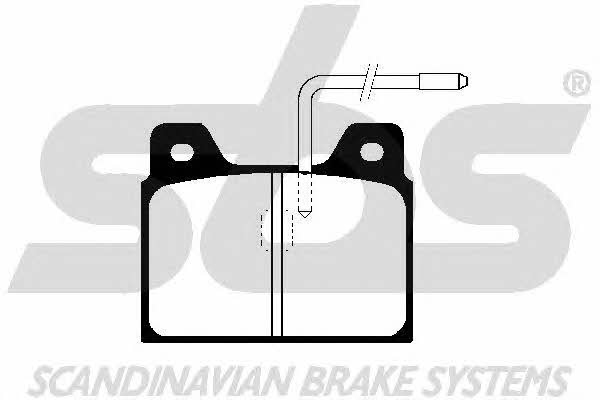 SBS 1501229941 Brake Pad Set, disc brake 1501229941