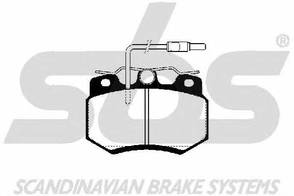 SBS 1501229951 Brake Pad Set, disc brake 1501229951