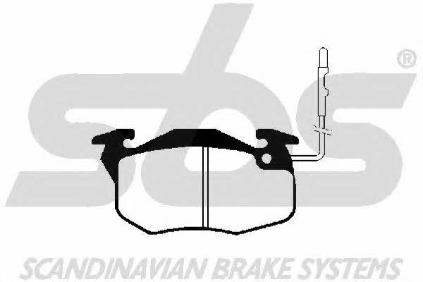 SBS 1501229953 Brake Pad Set, disc brake 1501229953