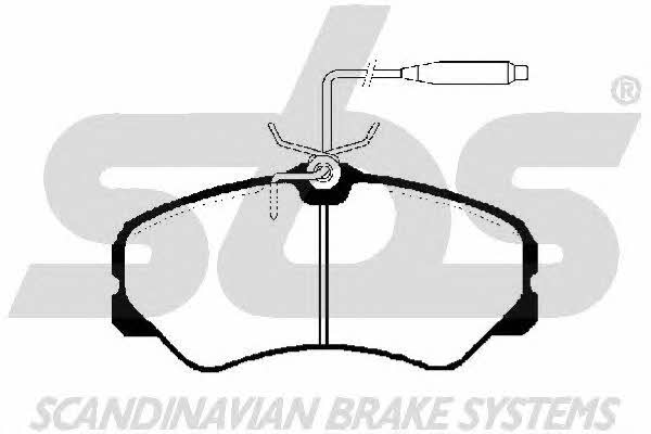 SBS 1501229954 Brake Pad Set, disc brake 1501229954