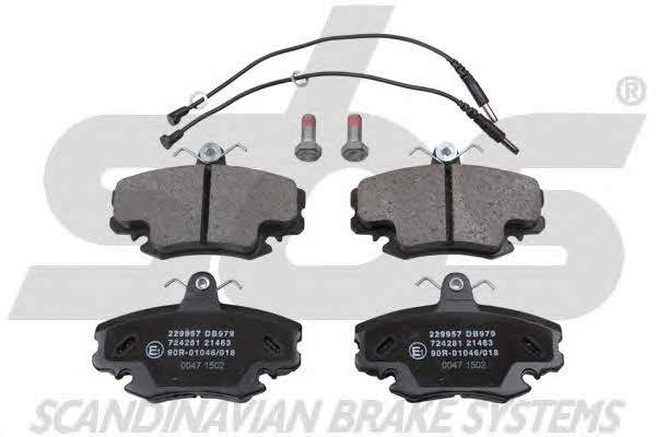 SBS 1501229957 Brake Pad Set, disc brake 1501229957
