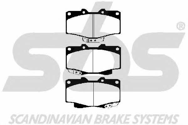 SBS 1501229962 Brake Pad Set, disc brake 1501229962