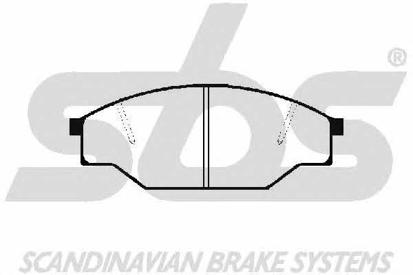 SBS 1501229963 Brake Pad Set, disc brake 1501229963