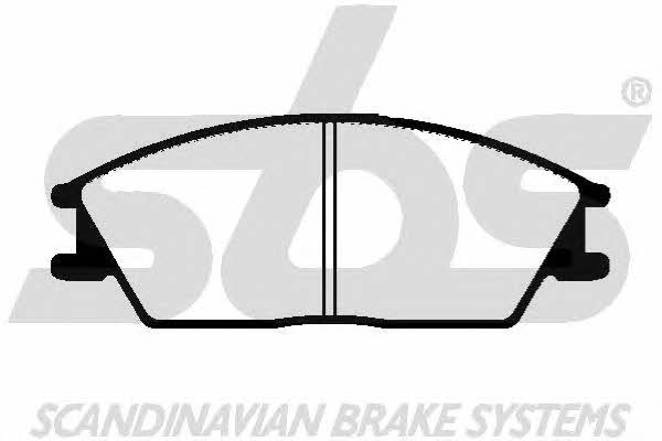 SBS 1501229967 Brake Pad Set, disc brake 1501229967