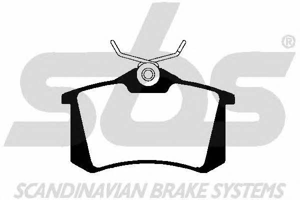 SBS 1501229970 Brake Pad Set, disc brake 1501229970