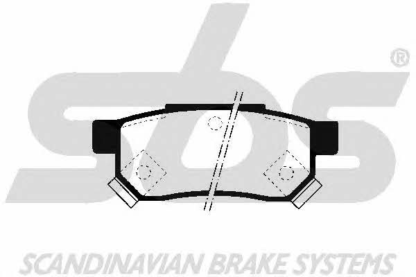 SBS 1501229972 Brake Pad Set, disc brake 1501229972