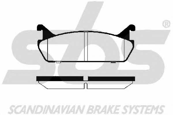 SBS 1501229973 Brake Pad Set, disc brake 1501229973