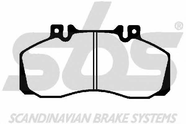 SBS 1501229976 Brake Pad Set, disc brake 1501229976