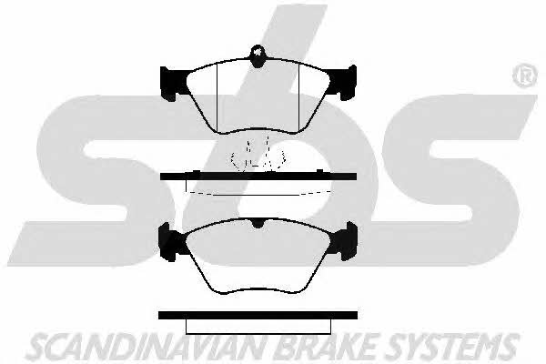 SBS 1501229978 Brake Pad Set, disc brake 1501229978
