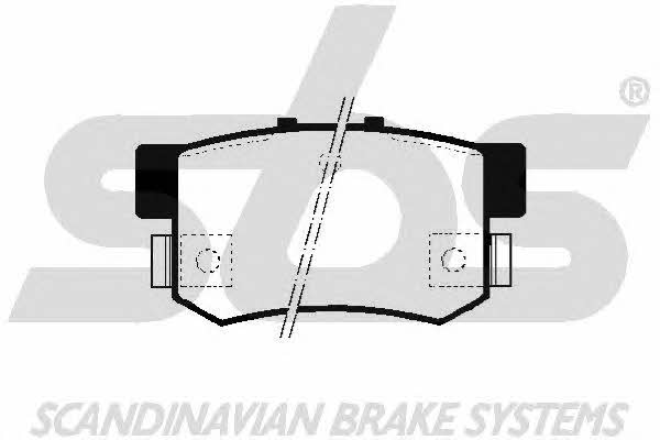 SBS 1501229980 Brake Pad Set, disc brake 1501229980