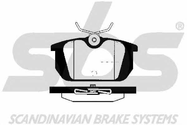 SBS 1501229983 Brake Pad Set, disc brake 1501229983