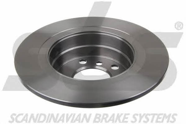 SBS 18152015102 Rear brake disc, non-ventilated 18152015102