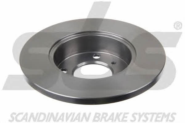 Unventilated front brake disc SBS 1815203018