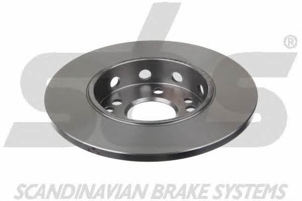 Unventilated front brake disc SBS 1815203309