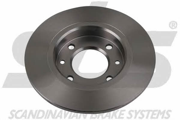 Rear brake disc, non-ventilated SBS 1815203716